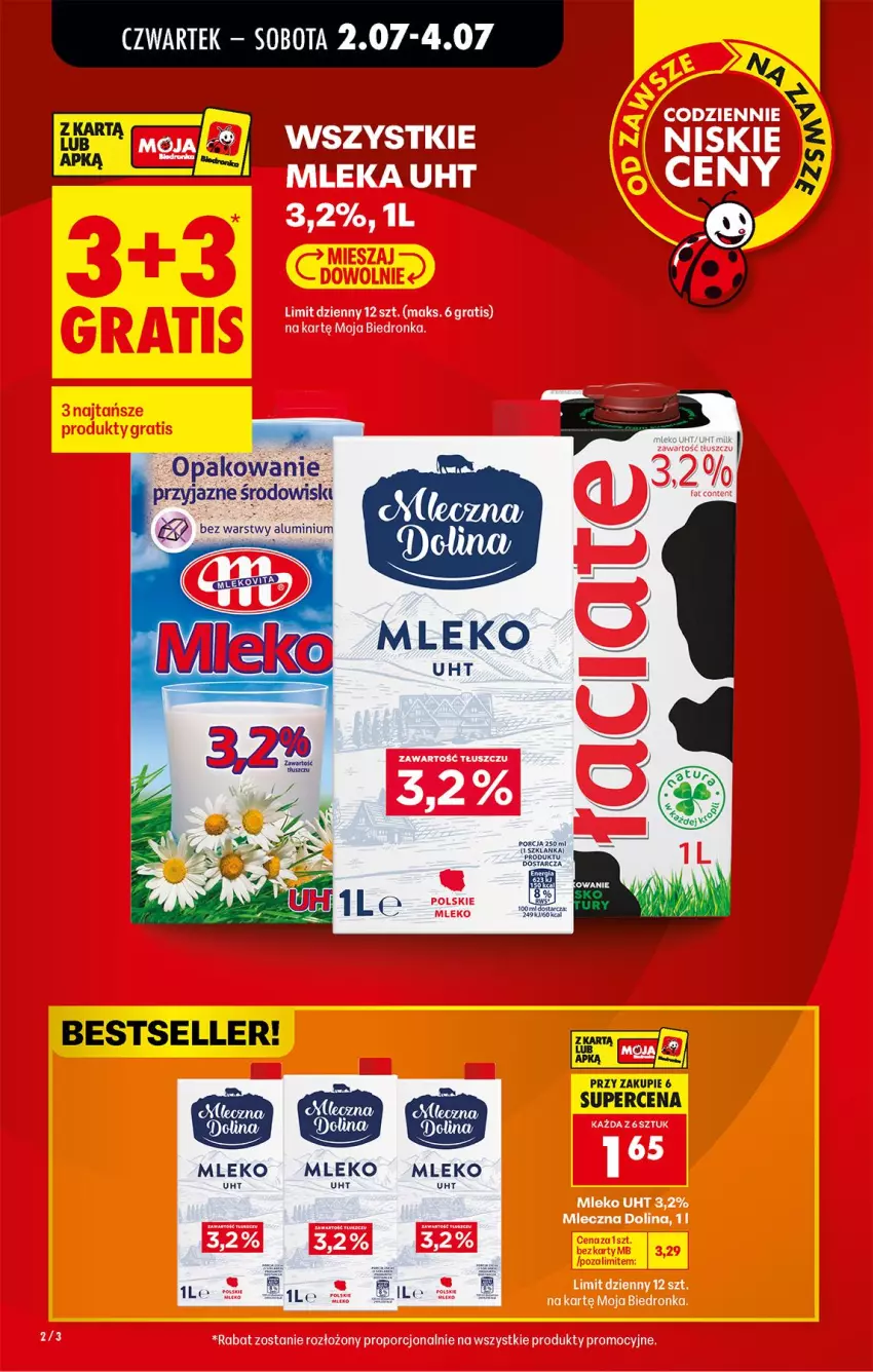 Gazetka promocyjna Biedronka - Od Czwartku - ważna 02.07 do 08.07.2026 - strona 2 - produkty: Gra, Mleko, Por