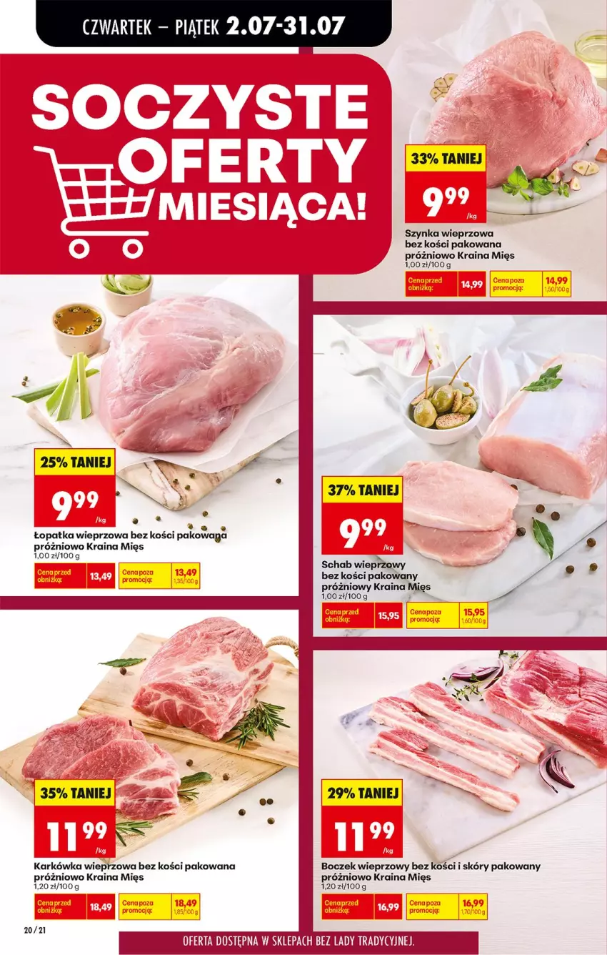 Gazetka promocyjna Biedronka - Od Czwartku - ważna 02.07 do 08.07.2026 - strona 22 - produkty: Boczek, Boczek wieprzowy, Karkówka wieprzowa, Schab wieprzowy, Szynka, Szynka wieprzowa, Waga