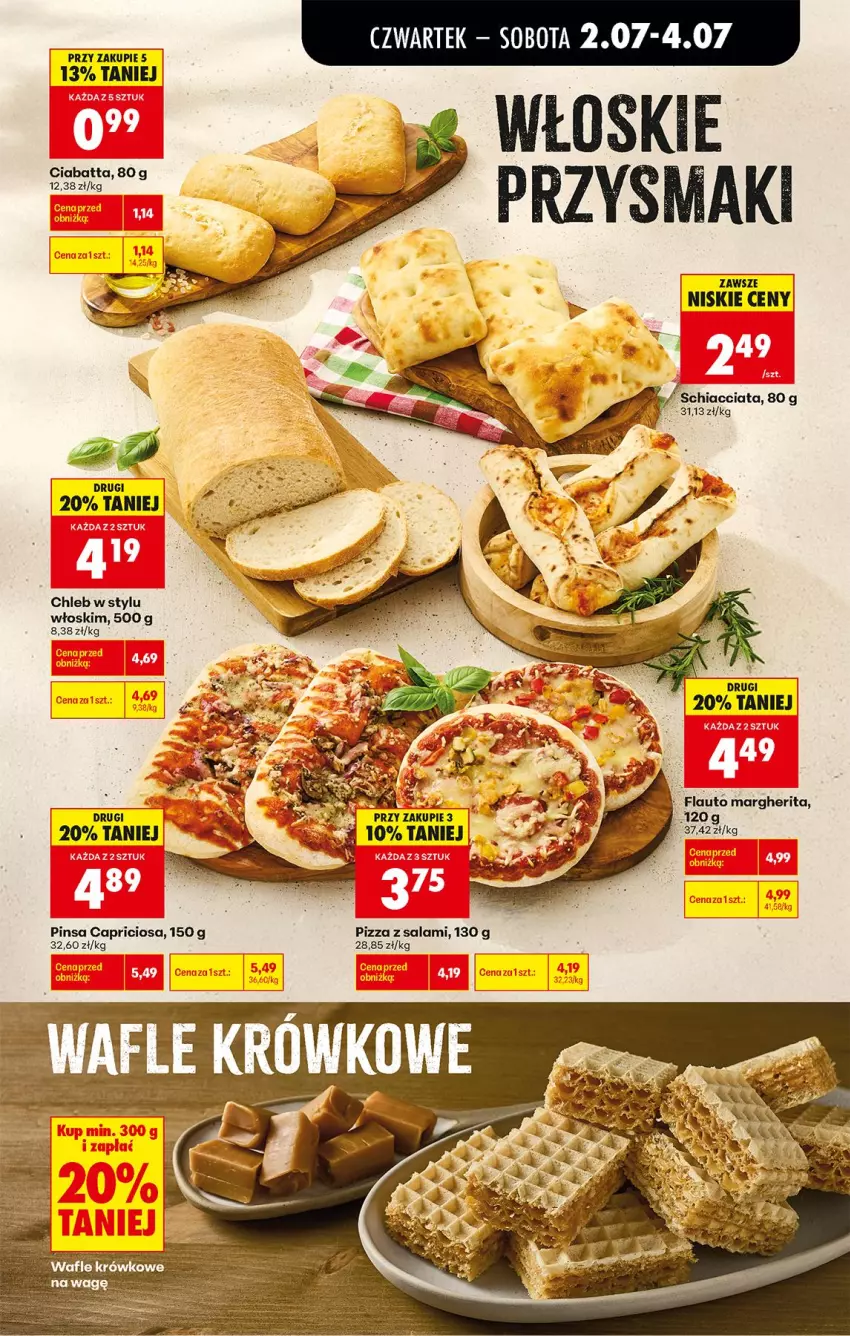 Gazetka promocyjna Biedronka - Od Czwartku - ważna 02.07 do 08.07.2026 - strona 29 - produkty: Chia, Chleb, Ciabatta, Fa, Pizza, Salami