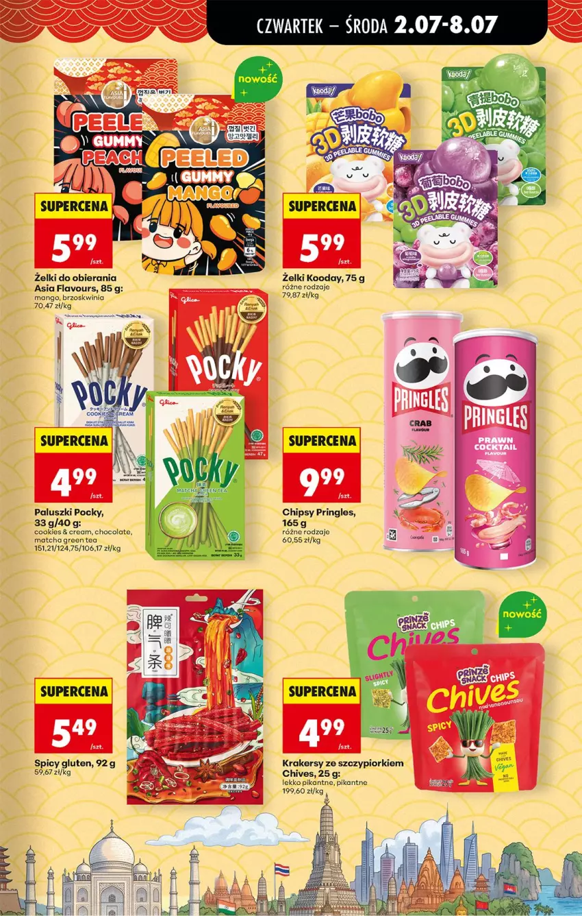 Gazetka promocyjna Biedronka - Od Czwartku - ważna 02.07 do 08.07.2026 - strona 45 - produkty: Chipsy, Fa, Krakersy, Mango, Por, Pringles, Pur