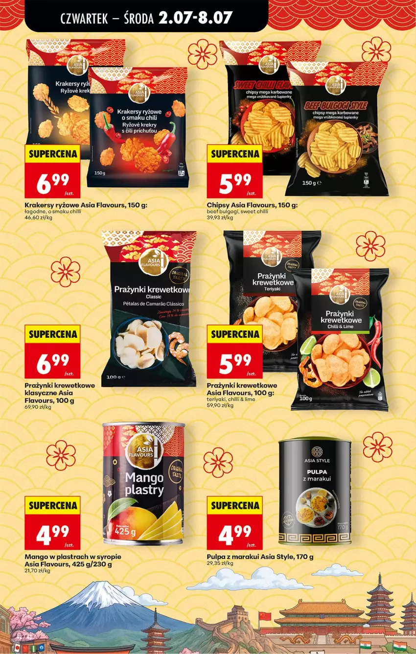 Gazetka promocyjna Biedronka - Od Czwartku - ważna 02.07 do 08.07.2026 - strona 46 - produkty: Chipsy, Krakersy, LG, Mango, Ryż, Syrop
