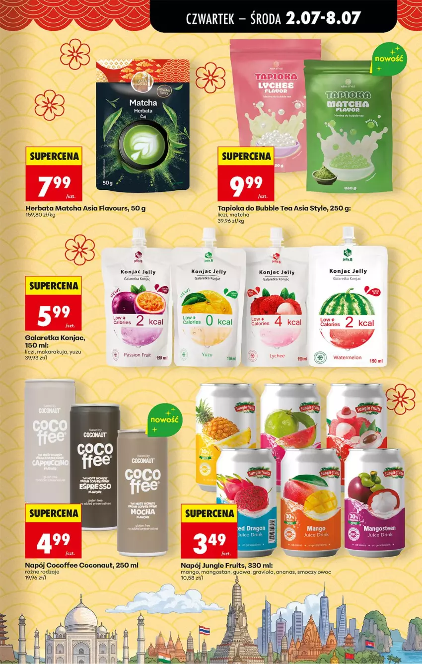 Gazetka promocyjna Biedronka - Od Czwartku - ważna 02.07 do 08.07.2026 - strona 47 - produkty: Ananas, Gala, Galaretka, Gra, Herbata, Liczi, Mango, Melon, Napój