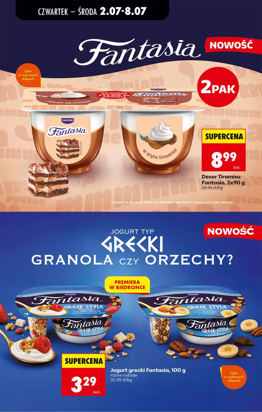 Gazetka promocyjna Biedronka - Od Czwartku - ważna 02.07 do 08.07.2026 - strona 57 - produkty: Deser, Fa, Fanta, Mysz, Ser