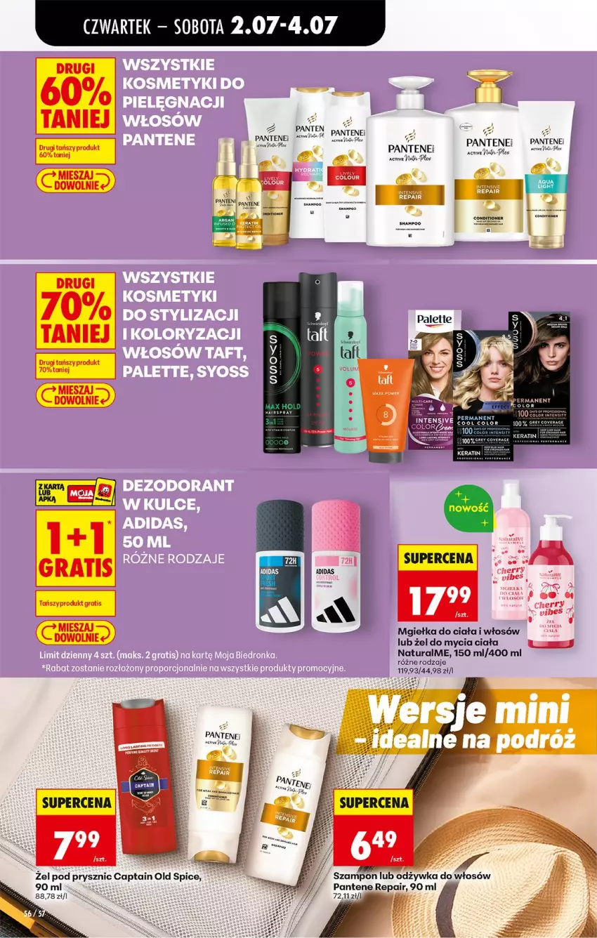 Gazetka promocyjna Biedronka - Od Czwartku - ważna 02.07 do 08.07.2026 - strona 64 - produkty: EPEE, MOIA, Odzywka do włosów, Old Spice, Pantene, Por, Pur, Szampon