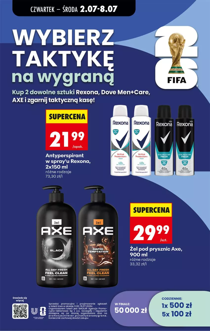 Gazetka promocyjna Biedronka - Od Czwartku - ważna 02.07 do 08.07.2026 - strona 70 - produkty: Antyperspirant, Dove, Gra, Mola, Rexona