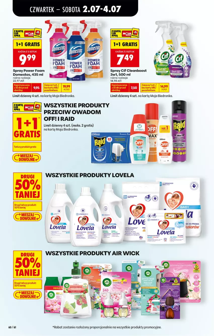 Gazetka promocyjna Biedronka - Od Czwartku - ważna 02.07 do 08.07.2026 - strona 72 - produkty: Cif, Domestos, Gra, Por