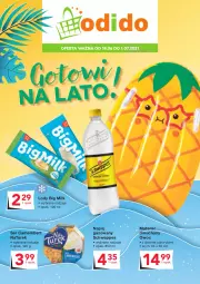 Gazetka promocyjna Odido - Gotowi NA LATO! - Gazetka - ważna od 01.07 do 01.07.2021 - strona 1 - produkty: Ser, Big Milk, Materac, Tera, Lody, Schweppes, Camembert, Napój gazowany, NaTurek, Napój, Materac dmuchany