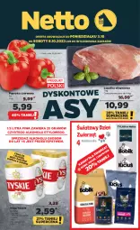Gazetka promocyjna Netto - Artykuły spożywcze - Gazetka - ważna od 08.10 do 08.10.2022 - strona 1 - produkty: Piwa, Piwo, Gra, Papryka czerwona, Papryka, Tyskie