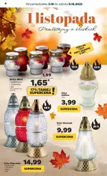 Gazetka promocyjna Netto - Artykuły spożywcze - Gazetka - ważna od 08.10 do 08.10.2022 - strona 4 - produkty: Dzwonek, Znicz