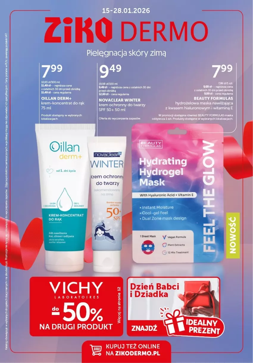 Gazetka promocyjna Ziko - Gazetka Ziko Dermo - ważna 15.01 do 28.01.2026 - strona 1 - produkty: Vichy