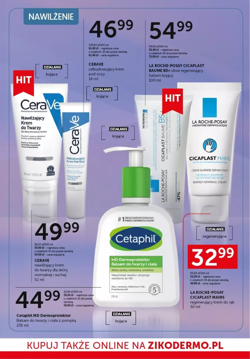 Gazetka promocyjna Ziko - Gazetka Ziko Dermo - ważna 15.01 do 28.01.2026 - strona 10 - produkty: CeraVe, Krem do rąk, Krem do twarzy, La Roche-Posay, Mop