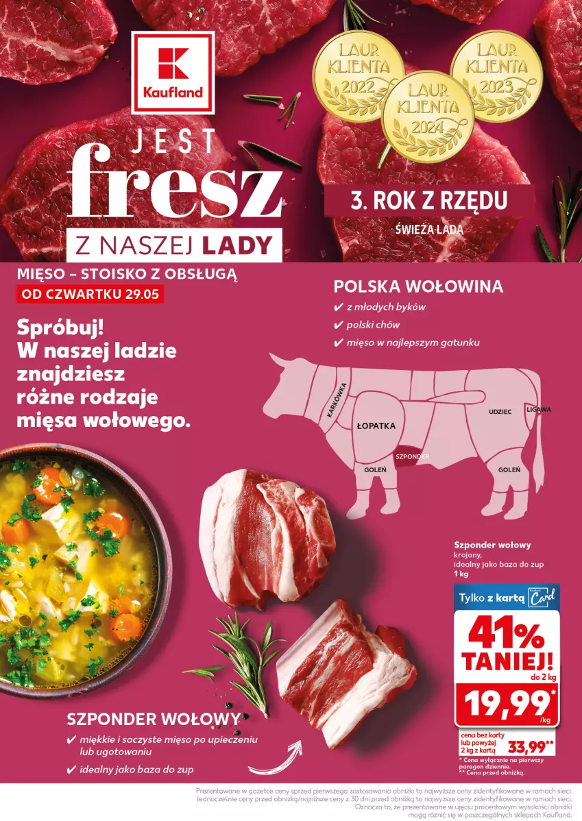 Gazetka promocyjna Kaufland - Mocny Start - ważna 02.06 do 04.06.2025 - strona 10 - produkty: Fa, Mięso, Piec, Szponder wołowy