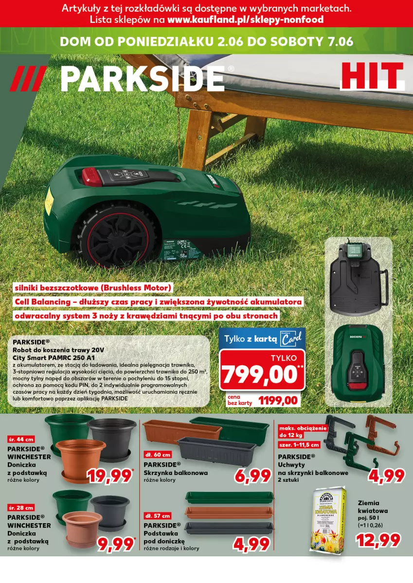 Gazetka promocyjna Kaufland - Mocny Start - ważna 02.06 do 04.06.2025 - strona 24 - produkty: Akumulator, Gra, Kosz, Parkside, Robot, Sok, Top, Uchwyty