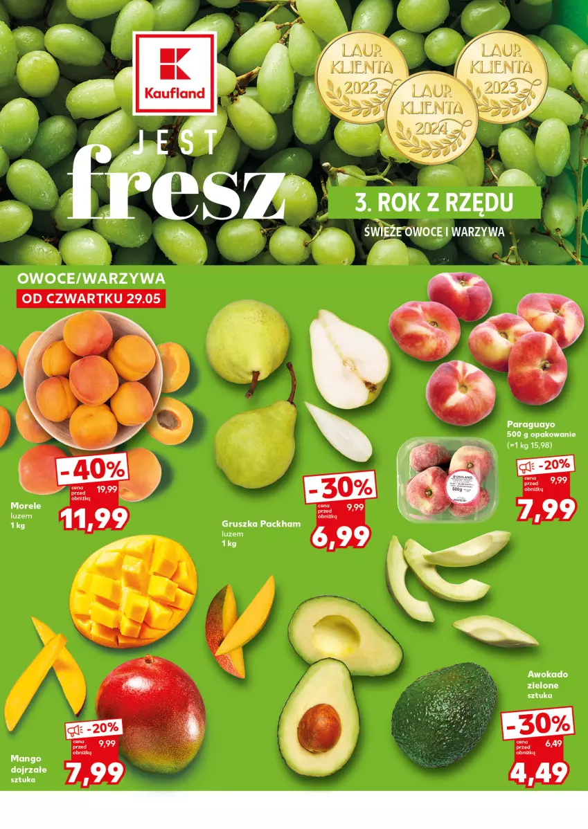 Gazetka promocyjna Kaufland - Mocny Start - ważna 02.06 do 04.06.2025 - strona 8 - produkty: Mango, Owoce, Warzywa
