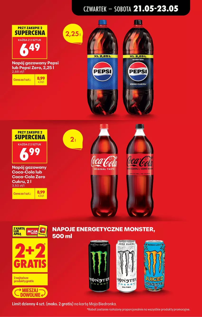 Gazetka promocyjna Biedronka - Od Czwartku - ważna 21.05 do 27.05.2026 - strona 13 - produkty: Coca-Cola, Gra, Koc, LG, Napój, Napój gazowany, Napoje, Pepsi, Por
