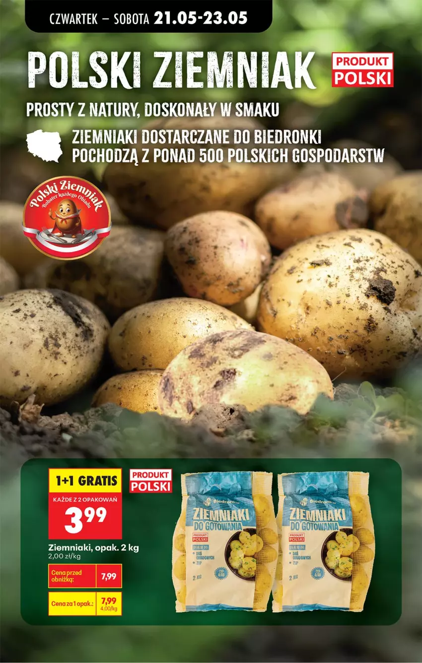 Gazetka promocyjna Biedronka - Od Czwartku - ważna 21.05 do 27.05.2026 - strona 24 - produkty: Ziemniaki
