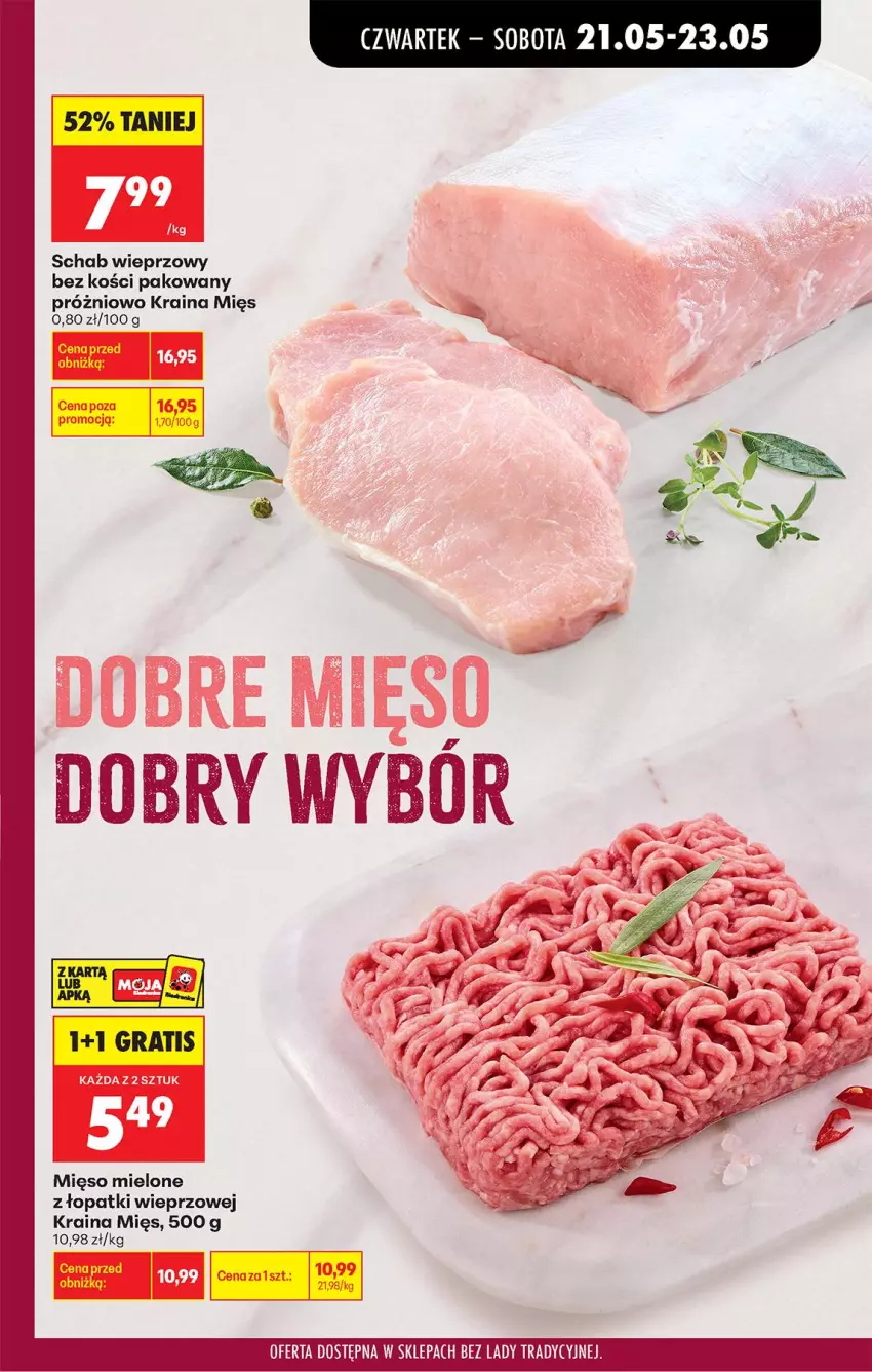 Gazetka promocyjna Biedronka - Od Czwartku - ważna 21.05 do 27.05.2026 - strona 27 - produkty: Gra, Mięso, Mięso mielone, Mięso mielone z łopatki wieprzowej, Por, Schab wieprzowy