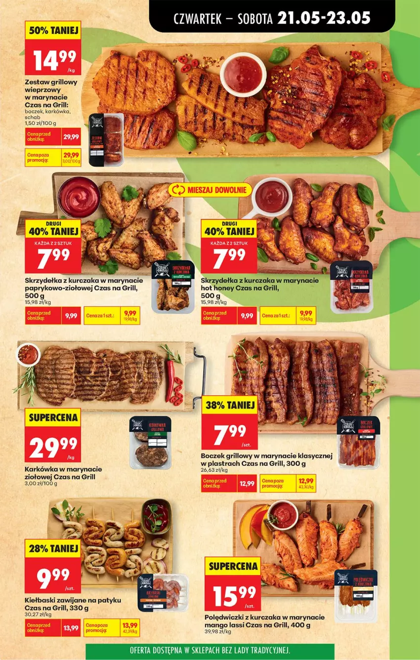 Gazetka promocyjna Biedronka - Od Czwartku - ważna 21.05 do 27.05.2026 - strona 29 - produkty: Boczek, Grill, Kurczak, Mango, Polędwiczki z kurczaka, Skrzydełka z kurczaka