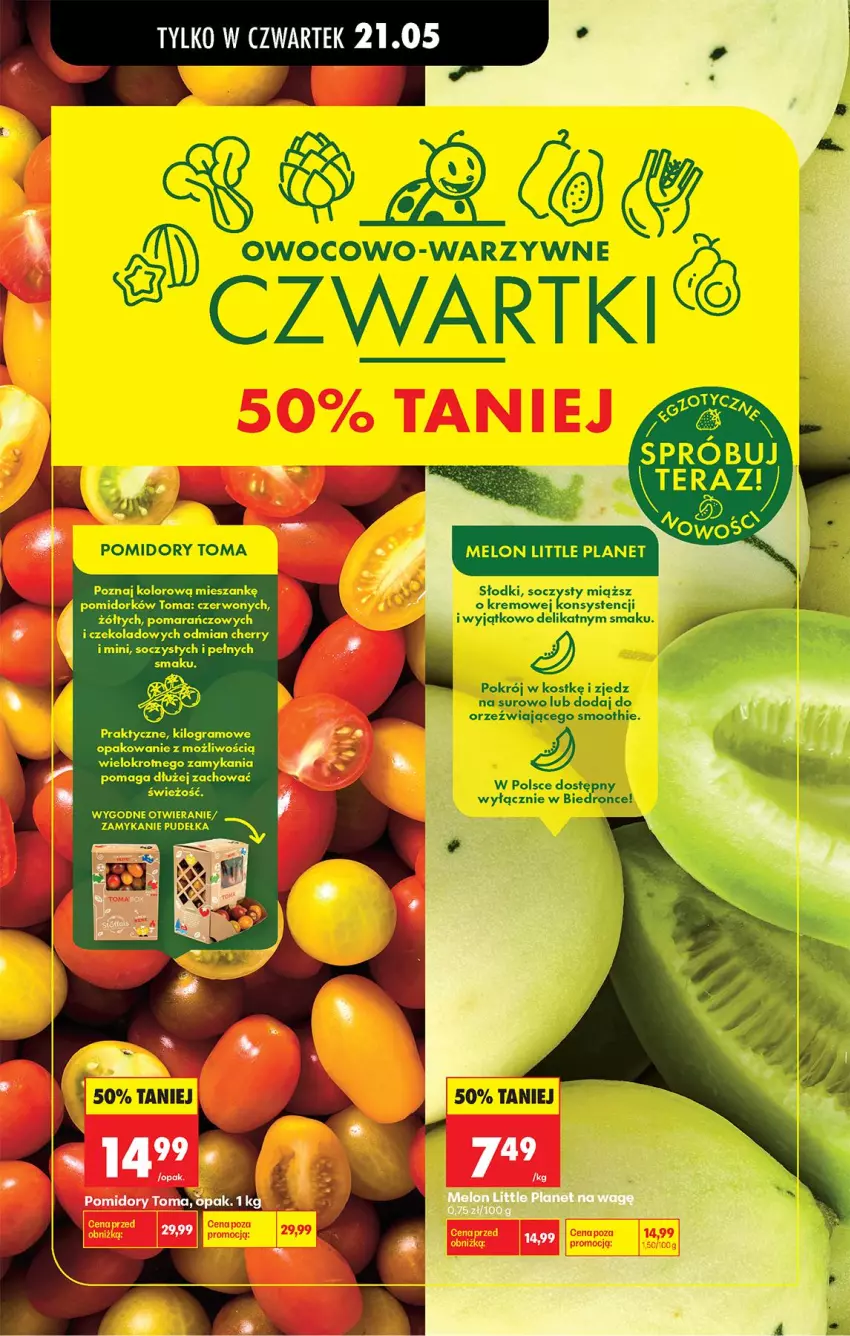 Gazetka promocyjna Biedronka - Od Czwartku - ważna 21.05 do 27.05.2026 - strona 32 - produkty: Pomidory