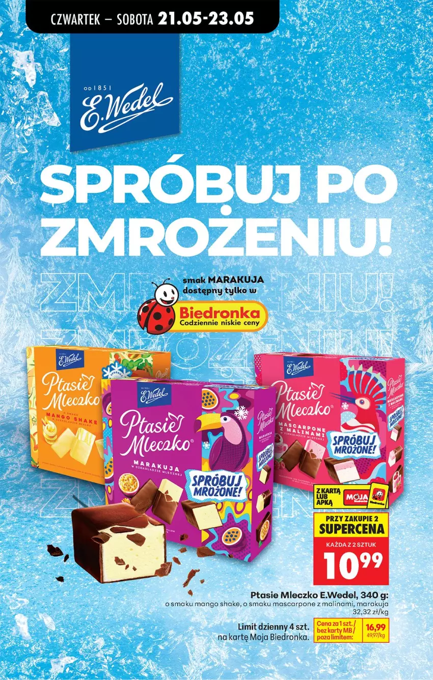 Gazetka promocyjna Biedronka - Od Czwartku - ważna 21.05 do 27.05.2026 - strona 53 - produkty: Fa, Mango, Mascarpone, Mleczko, Ptasie mleczko