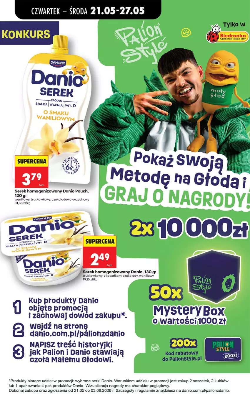 Gazetka promocyjna Biedronka - Od Czwartku - ważna 21.05 do 27.05.2026 - strona 71 - produkty: Danio, Lion, Ser, Serek, Serek homogenizowany