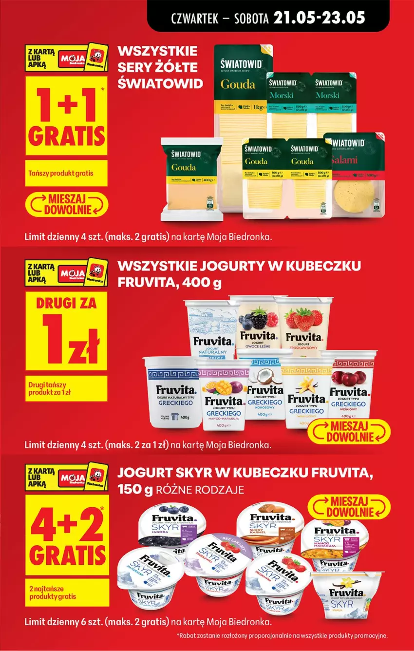 Gazetka promocyjna Biedronka - Od Czwartku - ważna 21.05 do 27.05.2026 - strona 9 - produkty: Gouda, Gra, Jogurt, LG, Por, Ser