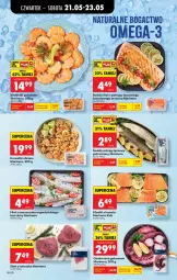 Gazetka promocyjna Biedronka - Od Czwartku - Gazetka - ważna od 27.05 do 27.05.2026 - strona 34 - produkty: Sos, Filet z morszczuka, Pstrąg tęczowy, Stek, Pstrąg, Krewetki, Tuńczyk, Fa