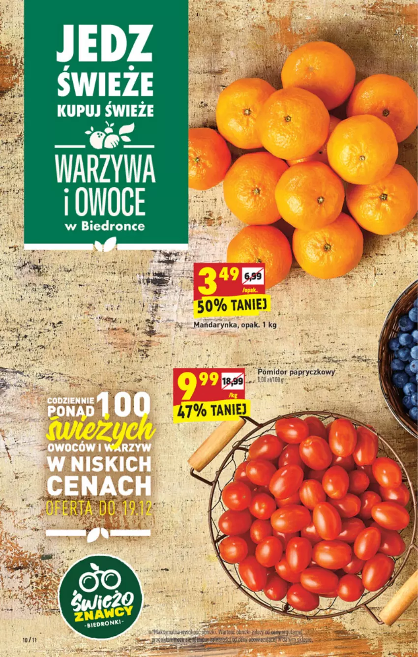 Gazetka promocyjna Biedronka - Wigilia - ważna 16.12 do 22.12.2021 - strona 10 - produkty: Fa, LG, Owoce