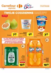 Gazetka promocyjna Carrefour - Gazetka Express - Gazetka - ważna od 17.10 do 17.10.2022 - strona 2 - produkty: Piwo, Ser, Koc, Piątnica, Zott, Bell, Jogurt, Serek, Pomelo, Fanta, Bella, Jogobella, Sprite, Okocim, Napój, Fa