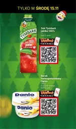 Gazetka promocyjna Delikatesy Centrum - Gazetka DC44 pon-sr - Gazetka - ważna od 15.11 do 15.11.2023 - strona 5 - produkty: Sok, Ser, Serek homogenizowany, Serek, Tymbark, Danio