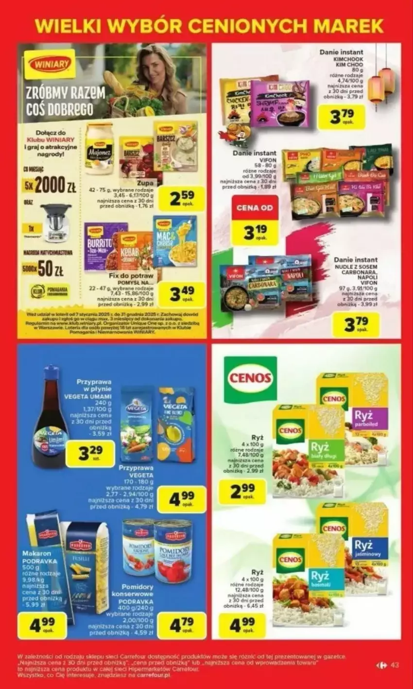 Gazetka promocyjna Carrefour - ważna 24.02 do 01.03.2025 - strona 38 - produkty: Fa, Karmi, Podravka, Pomidory, Sos