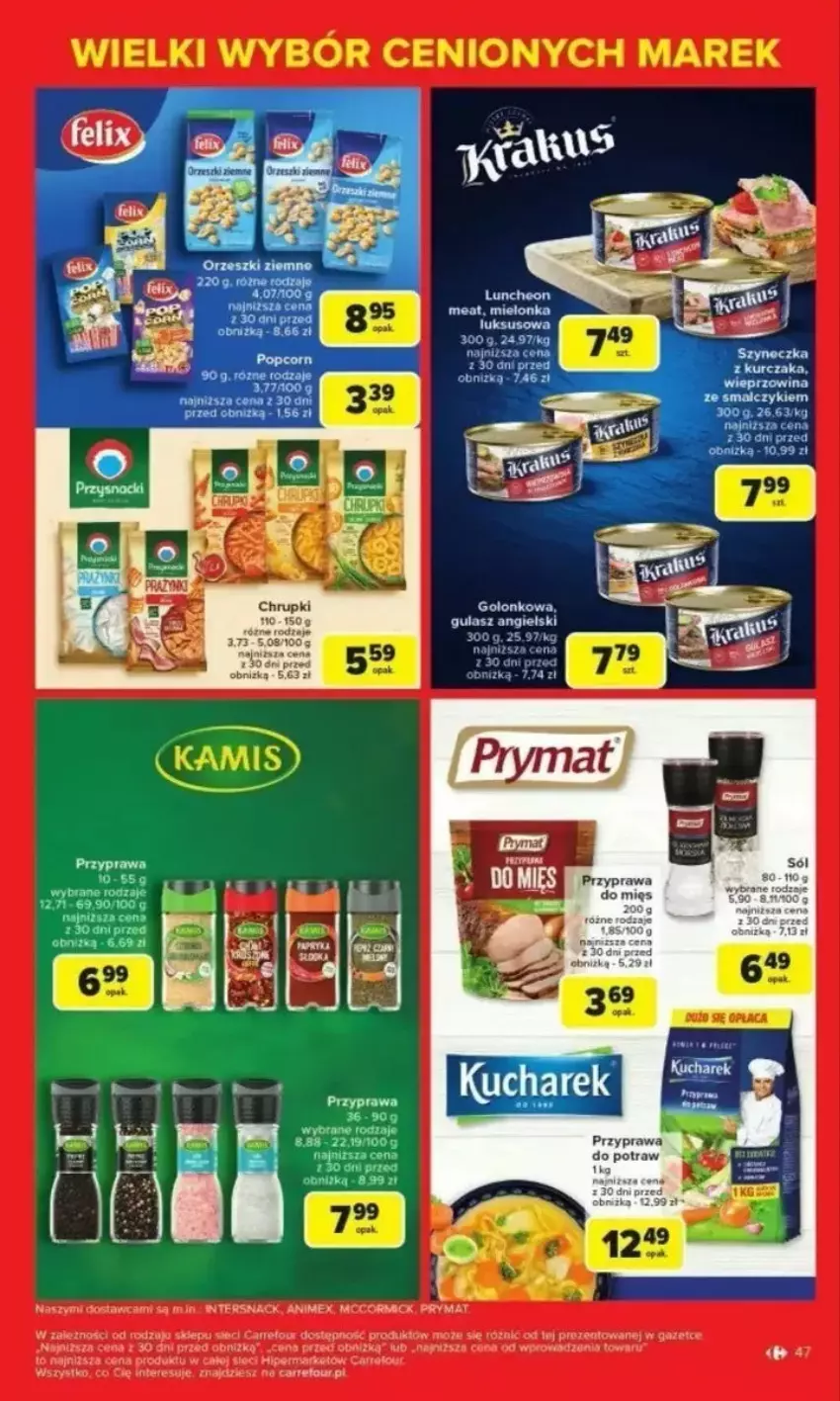 Gazetka promocyjna Carrefour - ważna 24.02 do 01.03.2025 - strona 42 - produkty: Chrupki, Fa, Przyprawa do potraw