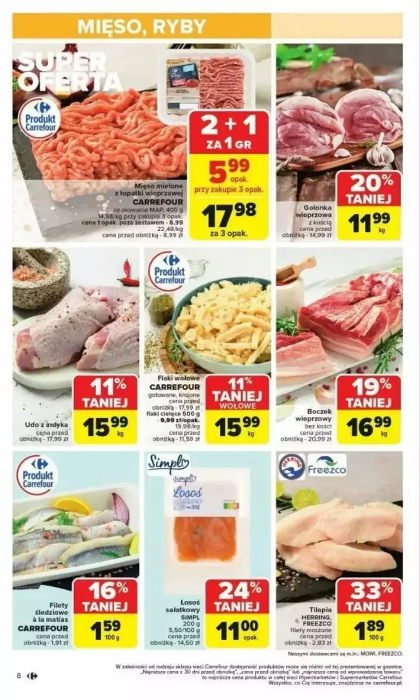 Gazetka promocyjna Carrefour - ważna 24.02 do 01.03.2025 - strona 58 - produkty: Obraz, Tilapia