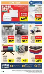 Gazetka promocyjna Carrefour - Gazetka - ważna od 01.03 do 01.03.2025 - strona 32 - produkty: Koc, Kołdra, Pościel, Poszewka, Prześcieradło, Ręcznik, Komplet pościeli