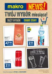 Gazetka promocyjna Makro - Najlepsze oferty - Gazetka - ważna od 24.07 do 24.07.2023 - strona 1 - produkty: Kawa ziarnista, Dallmayr, Kawa, Coca-Cola, Napój gazowany, Kubuś Waterrr, Kubuś, Napój