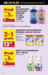 Gazetka promocyjna Biedronka - Od Poniedziałku - Gazetka - ważna od 03.01 do 03.01.2025 - strona 81 - produkty: Domestos, Cif, Coccolino, Zawieszki, Perfum, Płyn do płukania