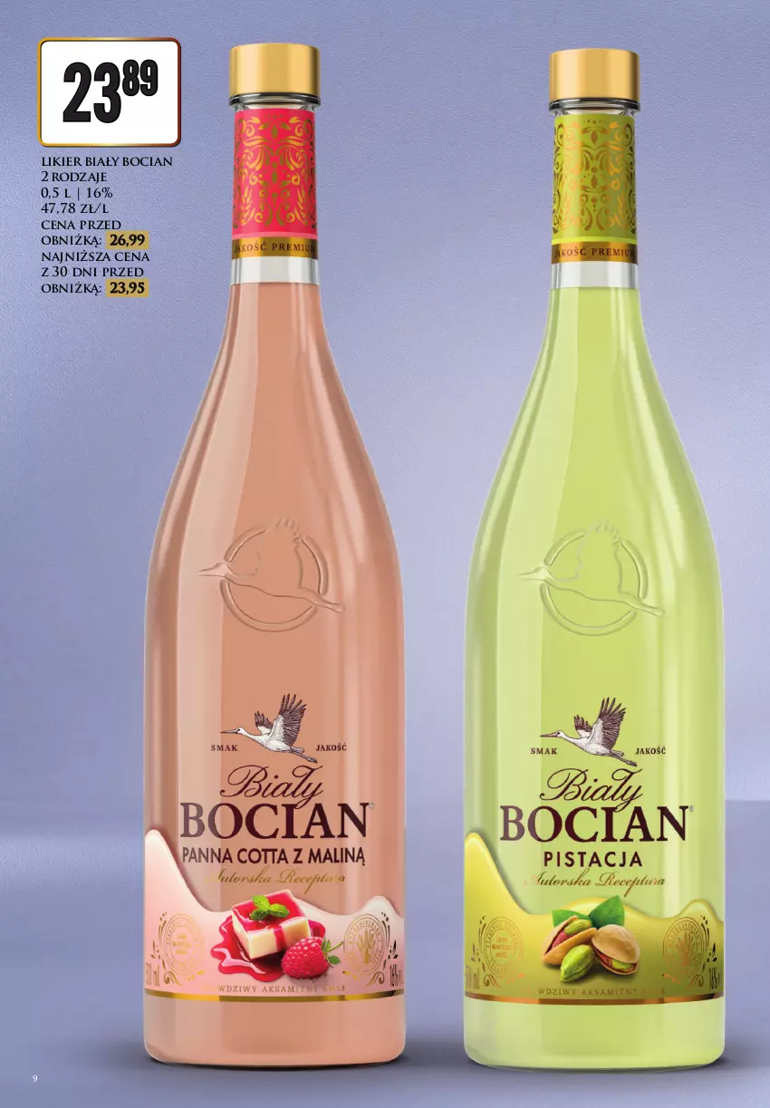 Gazetka promocyjna Dino - Katalog alkoholowy - ważna 31.08 do 05.09.2026 - strona 9 - produkty: Biały Bocian, Likier