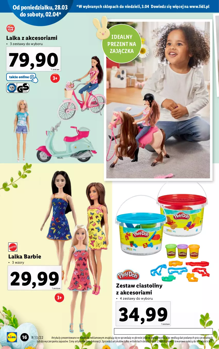 Gazetka promocyjna Lidl - GAZETKA - ważna 28.03 do 03.04.2022 - strona 16 - produkty: Barbie, Lalka