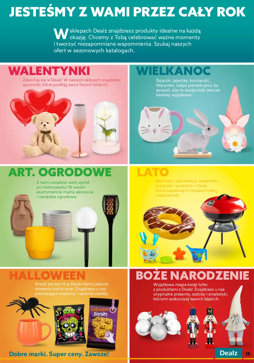 Gazetka promocyjna Dealz - WIELKIE OTWARCIE 27.07.2022 🥳Otwock, Vendo Park - ważna 27.07 do 10.08.2022 - strona 15 - produkty: Gin, Koc, Kostium, Ogród, Ser