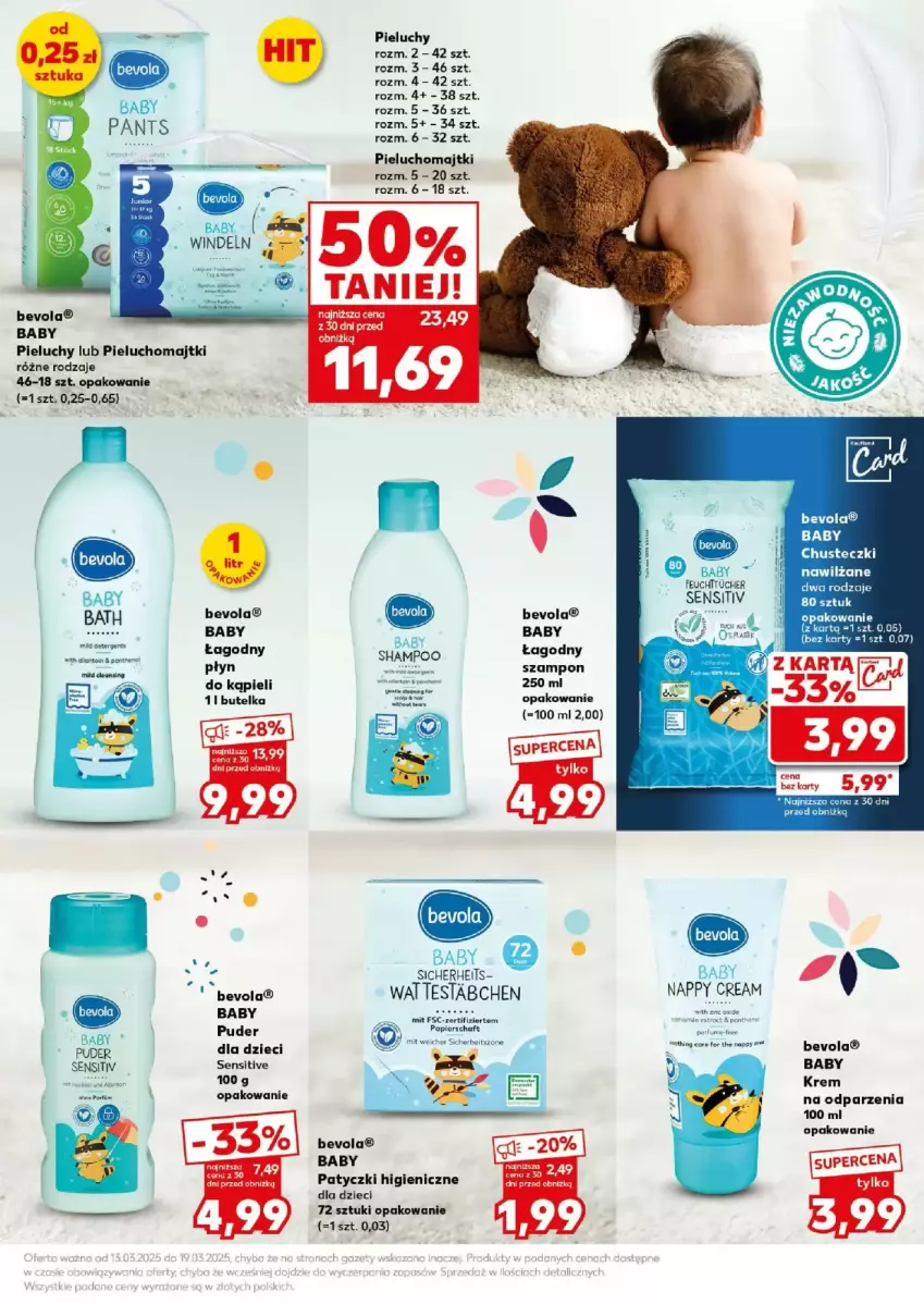 Gazetka promocyjna Kaufland - ważna 15.03 do 15.03.2025 - strona 7 - produkty: Baby O, Chusteczki, Dada, Dzieci, Fa, Koc, Majtki, Pieluchomajtki, Pieluchy, Puder, Szampon