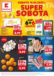 Gazetka promocyjna Kaufland - Gazetka - ważna od 15.03 do 15.03.2025 - strona 1 - produkty: Mandarynki, Perliczka, Gra, Jaja, Tusz, Boczek, Boczek wieprzowy
