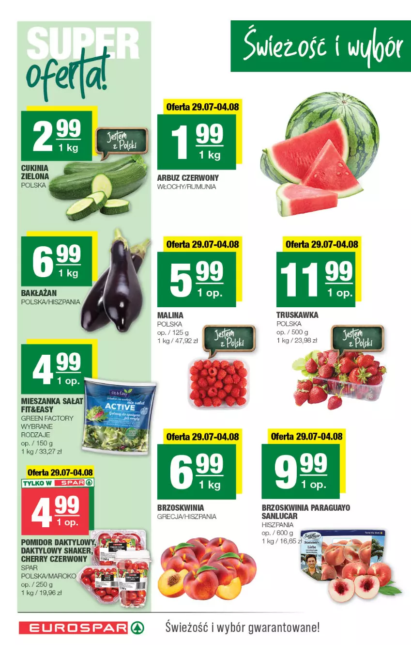 Gazetka promocyjna Spar - EuroSpar - ważna 29.07 do 09.08.2026 - strona 2 - produkty: Arbuz, Fa, Rum, Sałat, Ser