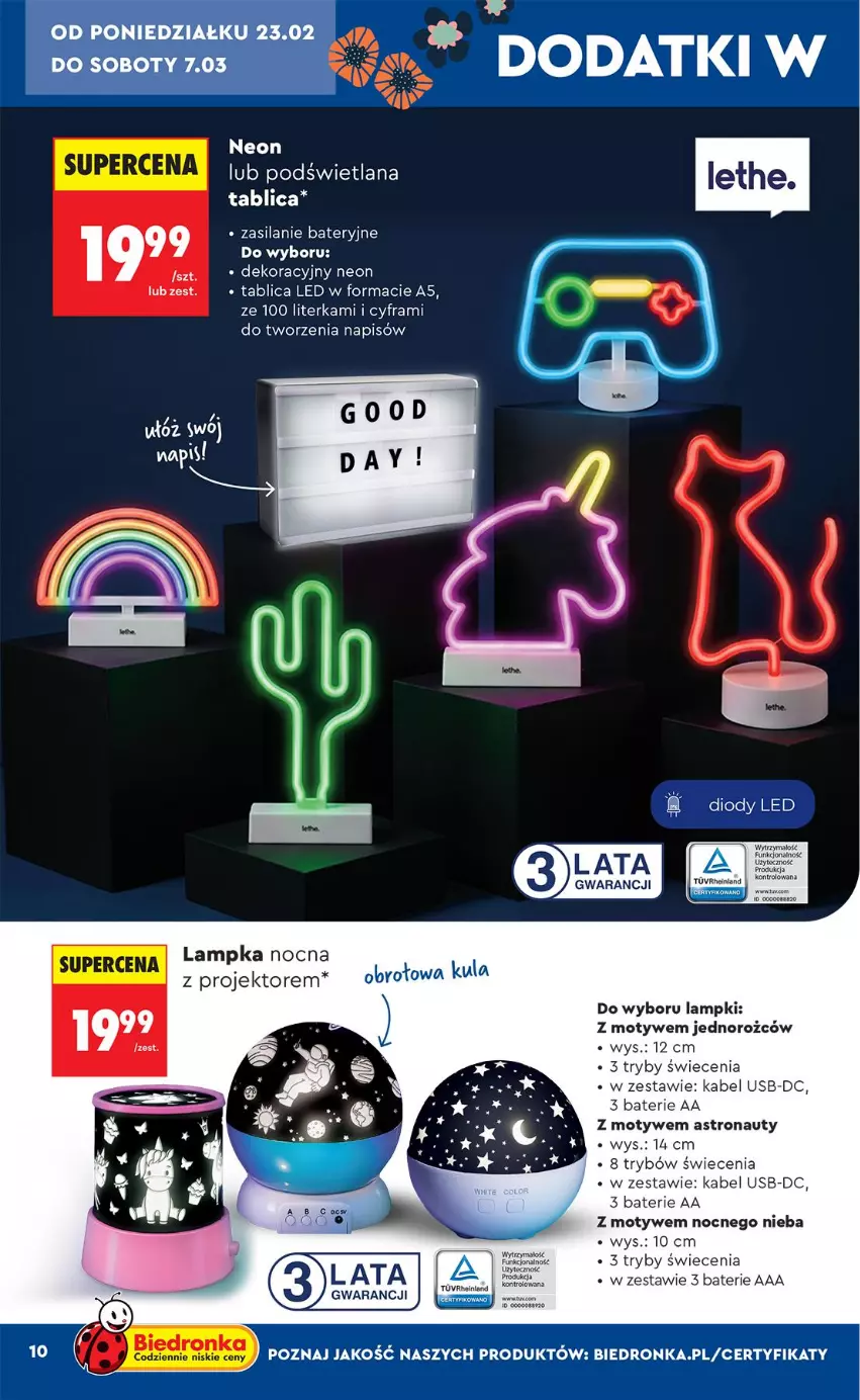 Gazetka promocyjna Biedronka - Okazje Tygodnia - ważna 21.02 do 07.03.2026 - strona 10 - produkty: Kabel USB, LANA, Silan