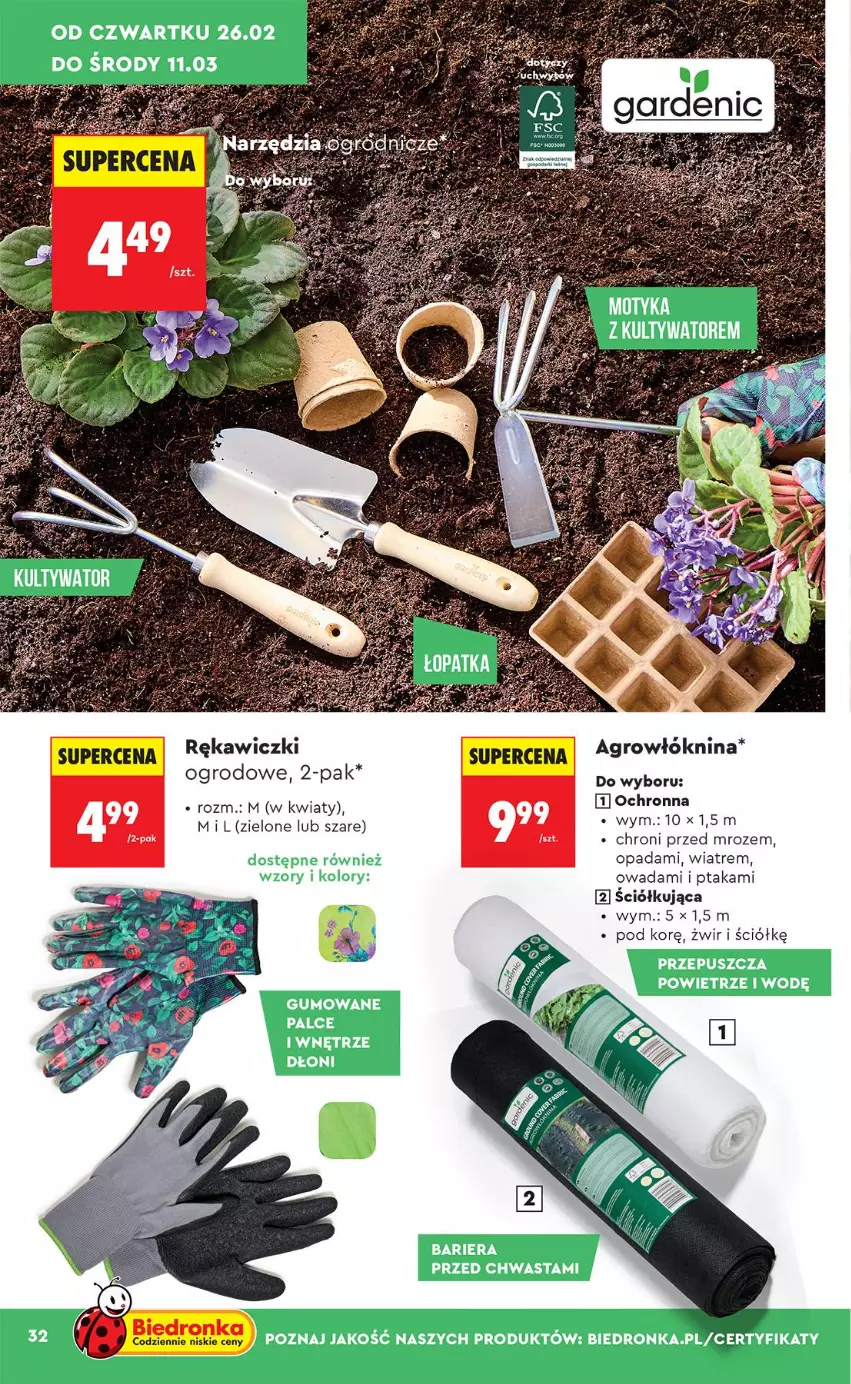 Gazetka promocyjna Biedronka - Okazje Tygodnia - ważna 21.02 do 07.03.2026 - strona 32 - produkty: Ogród