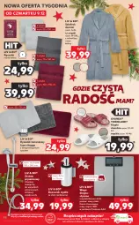 Gazetka promocyjna Kaufland - OFERTA TYGODNIA - Gazetka - ważna od 15.12 do 15.12.2021 - strona 48 - produkty: Piec, Klapki, Zestaw prysznicowy, Dywanik łazienkowy, Dywanik, Słuchawki, Szlafrok, Ręcznik, Dozownik, Waga, Dozownik mydła, Dywan