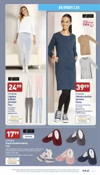 Gazetka promocyjna Aldi - Katalog Moda i Dom - Gazetka - ważna od 06.02 do 06.02.2022 - strona 4 - produkty: Por, Gin, Kapcie, Baleriny, Wełna, Sport, Legginsy, Sukienka, Fa