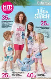 Gazetka promocyjna Pepco - Lilo & Stitch - Gazetka - ważna od 16.07 do 16.07.2025 - strona 6 - produkty: Top, Sok, Szorty, Kosz, Koszulka, Disney, Bielizna, Dzieci, Poduszka, Piżama
