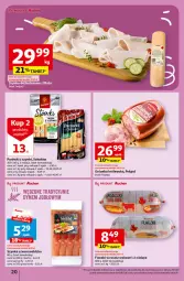 Gazetka promocyjna Auchan - Gazetka coś dla niej i dla niego! Hipermarket Auchan - Gazetka - ważna od 13.03 do 13.03.2024 - strona 20 - produkty: Sok, Sokołów, Pekpol, Parówki, Parówki z szynki, Szynka