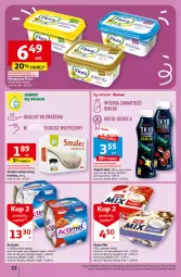Gazetka promocyjna Auchan - Gazetka coś dla niej i dla niego! Hipermarket Auchan - Gazetka - ważna od 13.03 do 13.03.2024 - strona 22 - produkty: Ser, Gin, Jogurt, Actimel, Smalec, Deser