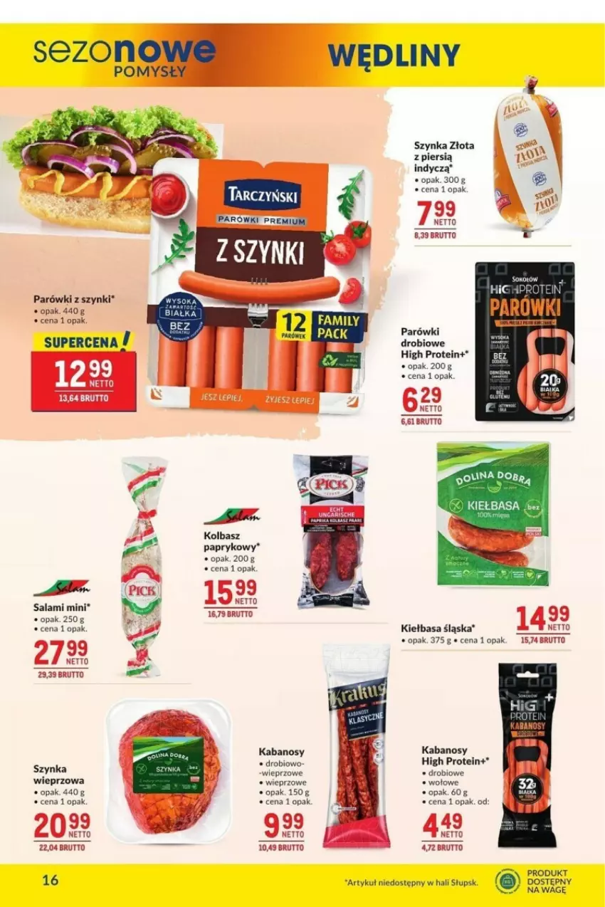 Gazetka promocyjna Makro - ważna 17.09 do 14.10.2024 - strona 8 - produkty: Kabanos, Kiełbasa, Kiełbasa śląska, Parówki, Parówki z szynki, Salami, Szynka, Szynka wieprzowa